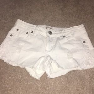 All white Mudd Jeans
